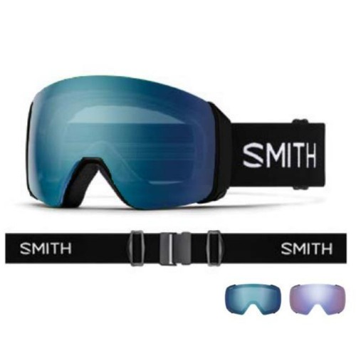 예약판매 스미스 고글 포디 맥 2425 SMITH 4D MAG BLACK CP EV BLUE MIRROR + STORM BLUE SENSOR 보너스렌즈