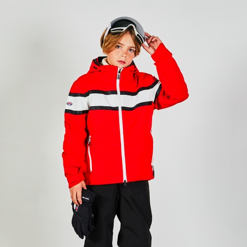 러키로키 스키클럽 아동 스키복 세트 2223 LUCKY ROCKY SKI CLUB RED JKT SET